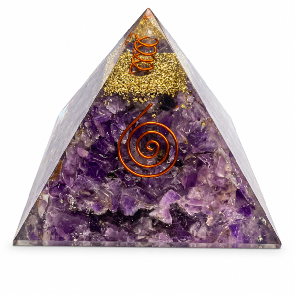 Amethist Orgonite piramide