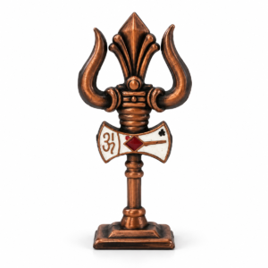 Shiva Trishul met Ohm symbool