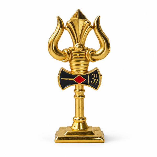 Shiva Trishul met Ohm symbool