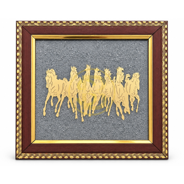 7 Horse pyriet frame