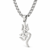 Trishul & Ohm hanger met Ketting (58cm)