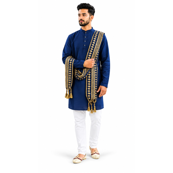 Kurta Pajama set met Sjaal