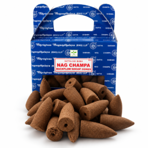 Nag Champa backflow wierookkegels (24 stuks)