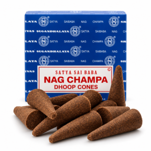 Wierookkegels Nag Champa (12 stuks)