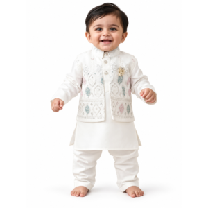 Kids Kurta Set met Nehru Jacket